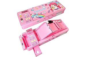Pop Up Japanese Pencil Box with Multifunctional Features