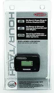 Hardline Products HR-8061-2 Hour Meter/Tachometer for up to 2-Cylinder Engines