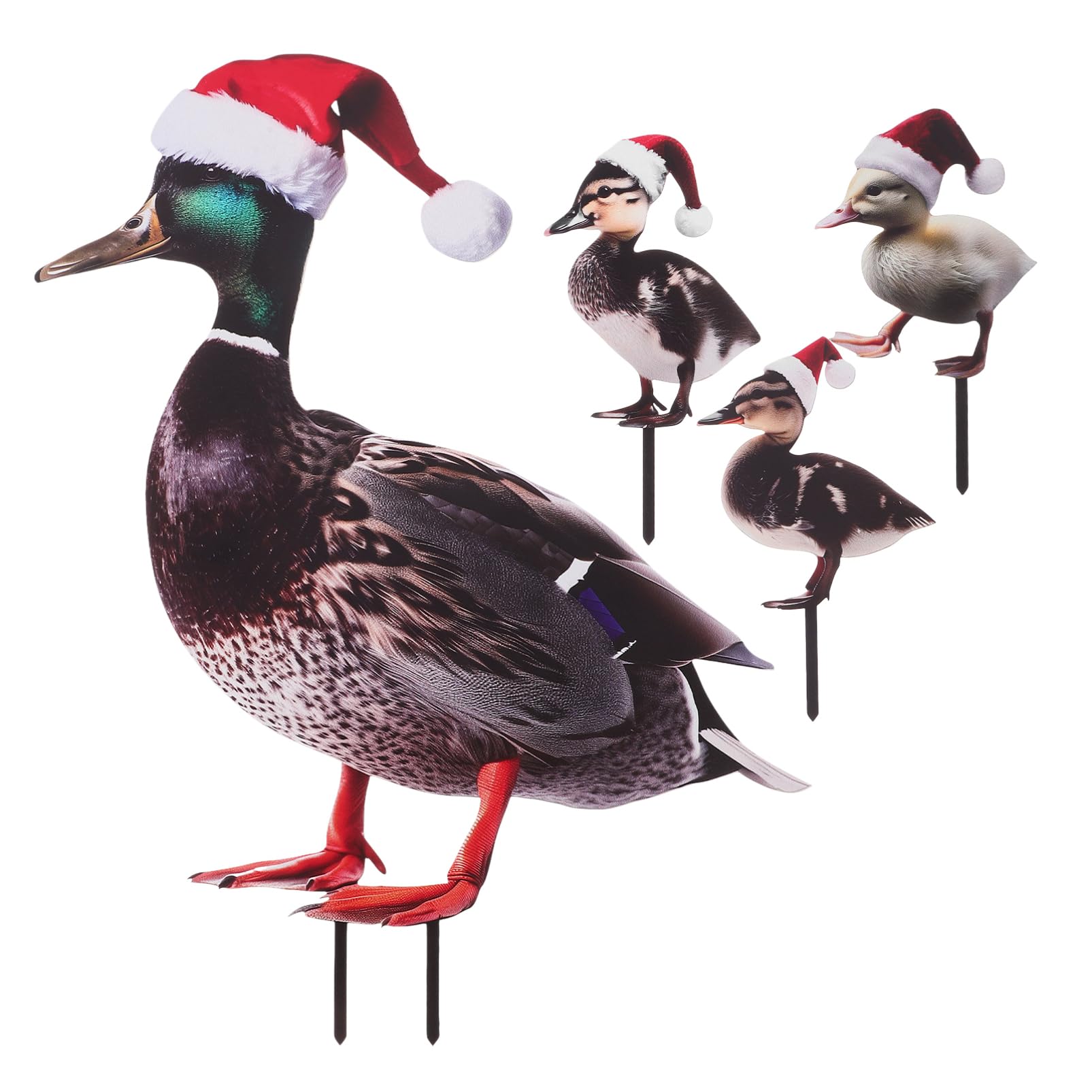 Piquet de jardin canard décoratif pour embellir les allées et les pelouses de la maison