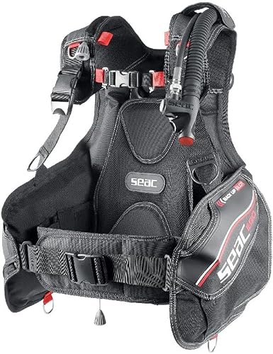 Miniatura 3 de SEAC Ego Buceo BCD, NegroRojo
