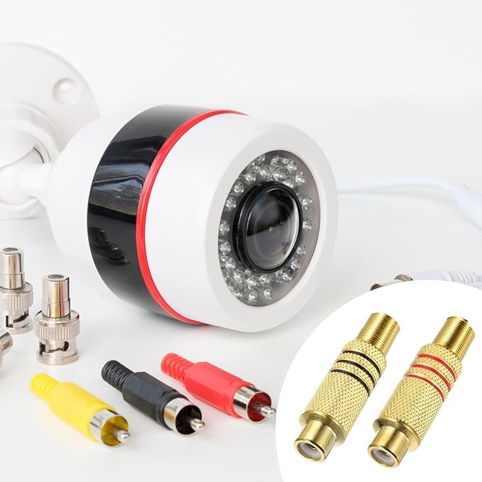 Conector RCA Hembra para Cable Parlante, Chapado en Oro, 10 Piezas miniatura 6