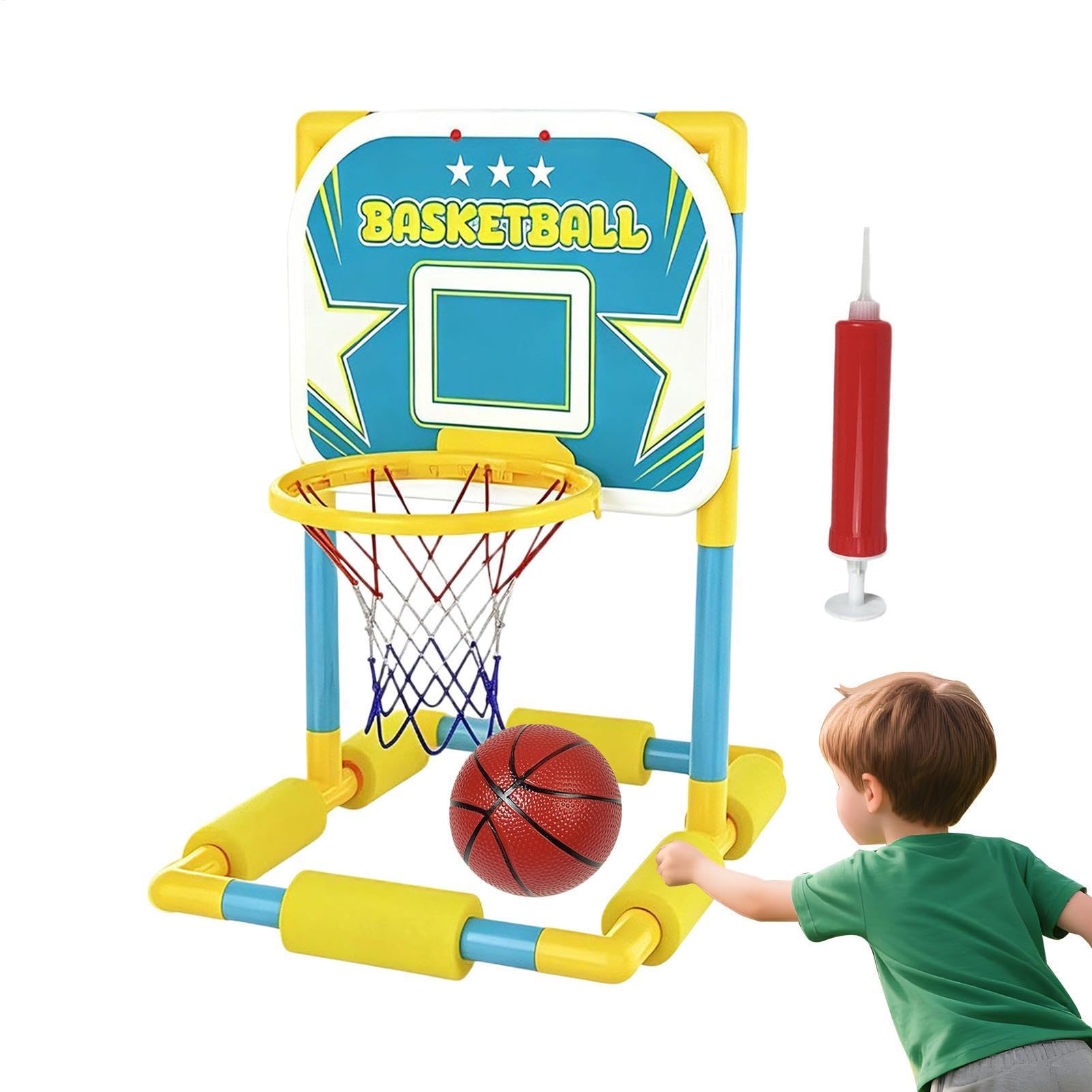 Panier de basket flottant pour piscine avec structure gonflable stable et légère - 8