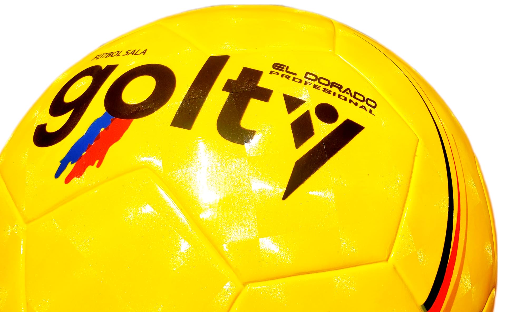 GOLTY El Dorado Futsal Sala Ball, Größe 4, niedrige Sprungkraft, thermobondiert