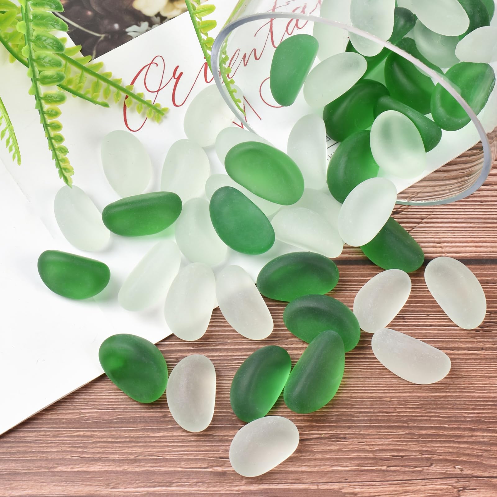 huianer Ciottoli quadrati in vetro trasparente, 450 g, colori misti, pietre da spargere da tavolo, gemme da spargere per vasi, decorazione per acquario, decorazione da giardino