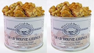 Blue Crab Bay "Crab House Crunch" - 9 Oz. Tins (Pack of 2)