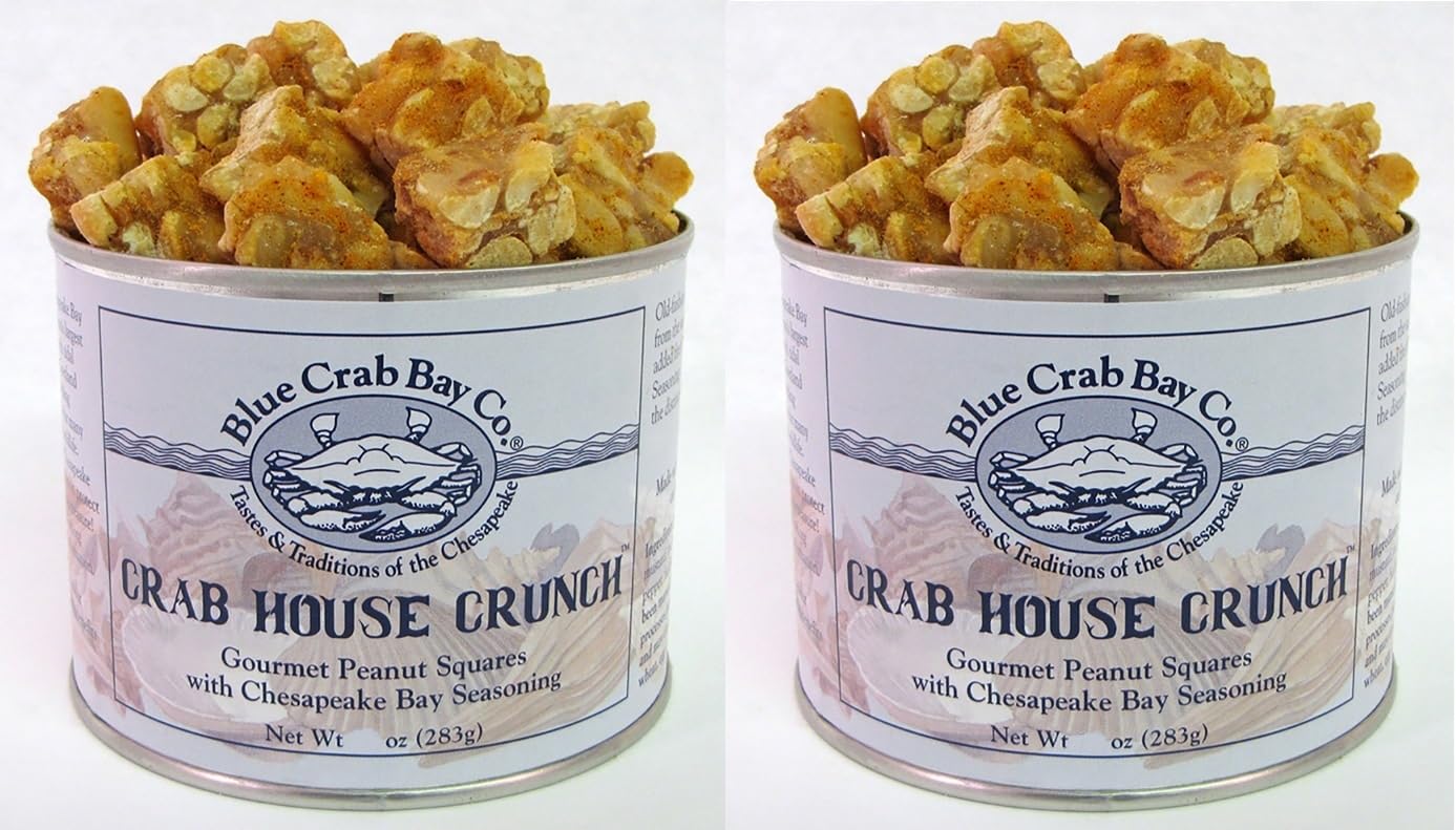 Blue Crab Bay Co. House Crunch" - 12 Oz. Tins (Pack of 2)