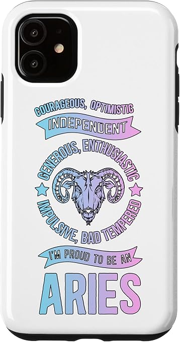 iPhone 11 Be An Aries Zodiac Sign Aries Birthday Aries Astrology Case