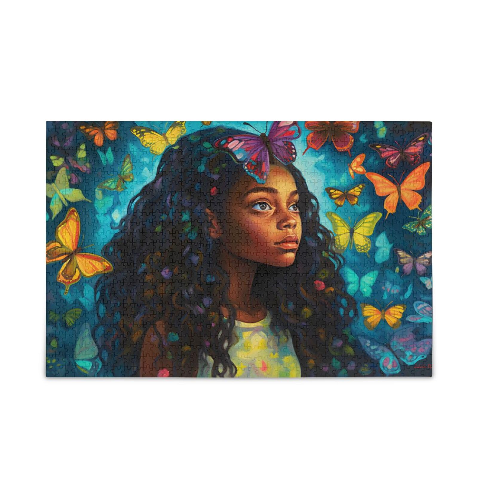 XYMZR 500 Piece Jigsaw Puzzle - Abstract American African Art Puzzle For Adults | Educational Family Game With Storage Bag - View #6