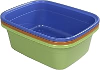 Vista 1 de Paquete de 3 bandejas de 12 cuartos de galón, bandeja rectangular de plástico