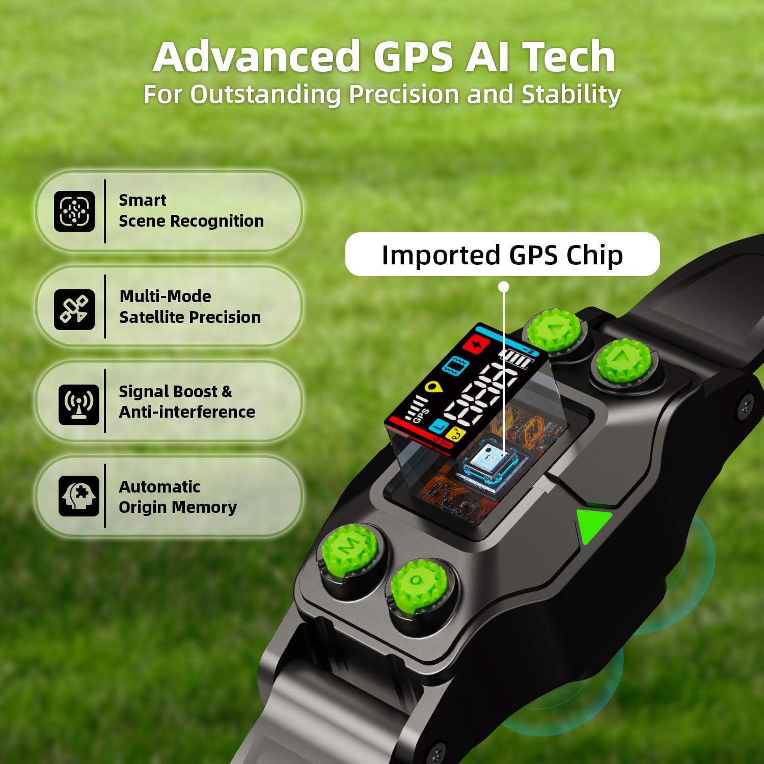 AEZ Smart Dog Collar, GPS Dog Tracker, Wireless Dog Fence System, GPS Fence Collar for Dogs with Beep Vibration Alert Modes, Radius 25-999 Yards for Over 15lbs Dogs, IPX7 Waterproof - image 4