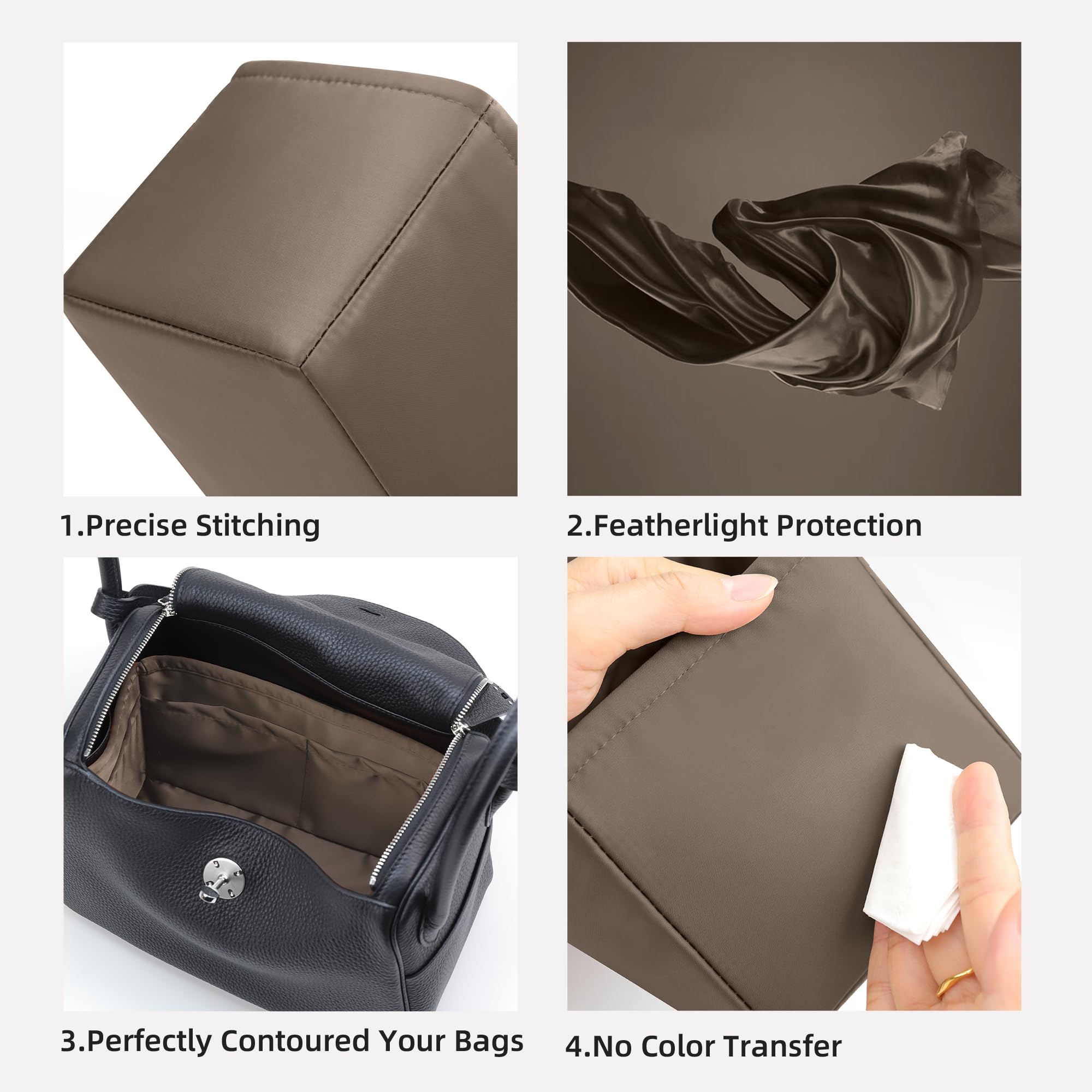 DGAZ Handtasche Tasche Organizer, Seide Innentasche Produktbild-Vorschau 9