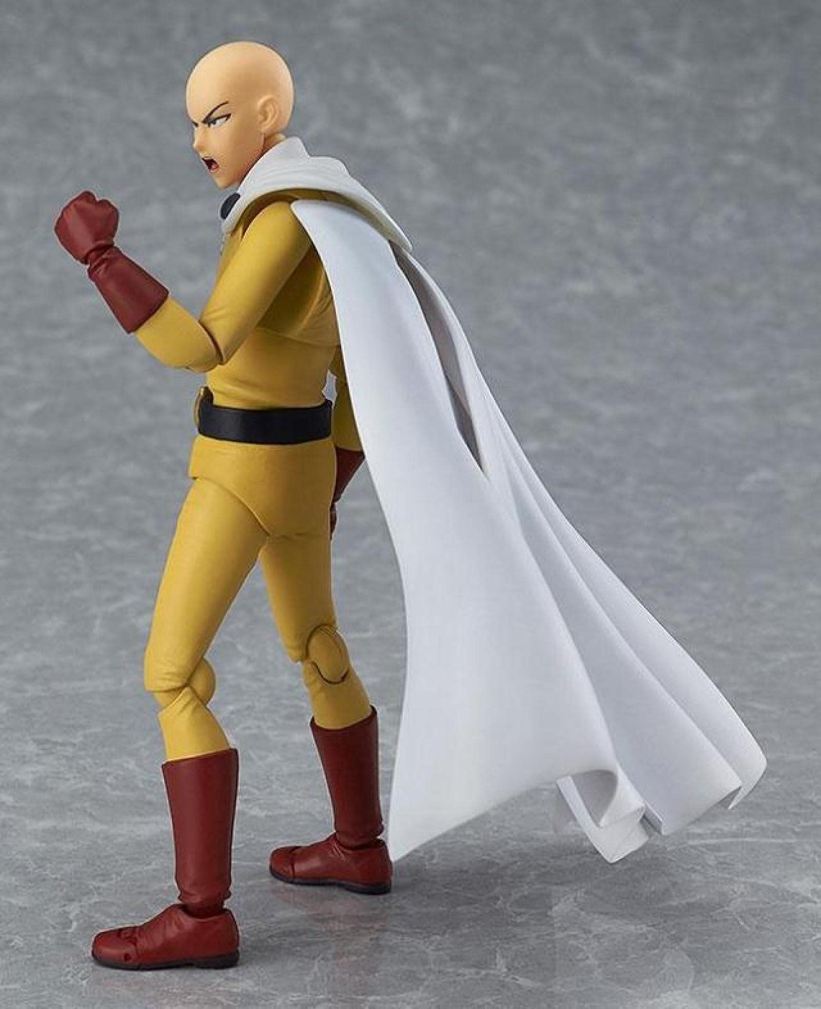 Figura De Acción Saitama De 15 Cm – Articulaciones Móviles Y Postura De Lucha – Estatua De PVC Con Accesorios Para Coleccionistas – Regalo Para Fans De One Punch Man