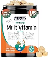 Vista 1 de Multivitamínico para perros, vitaminas y suplementos para perros, multivitamínico para perros con glucosamina, probióticos y Omega 3