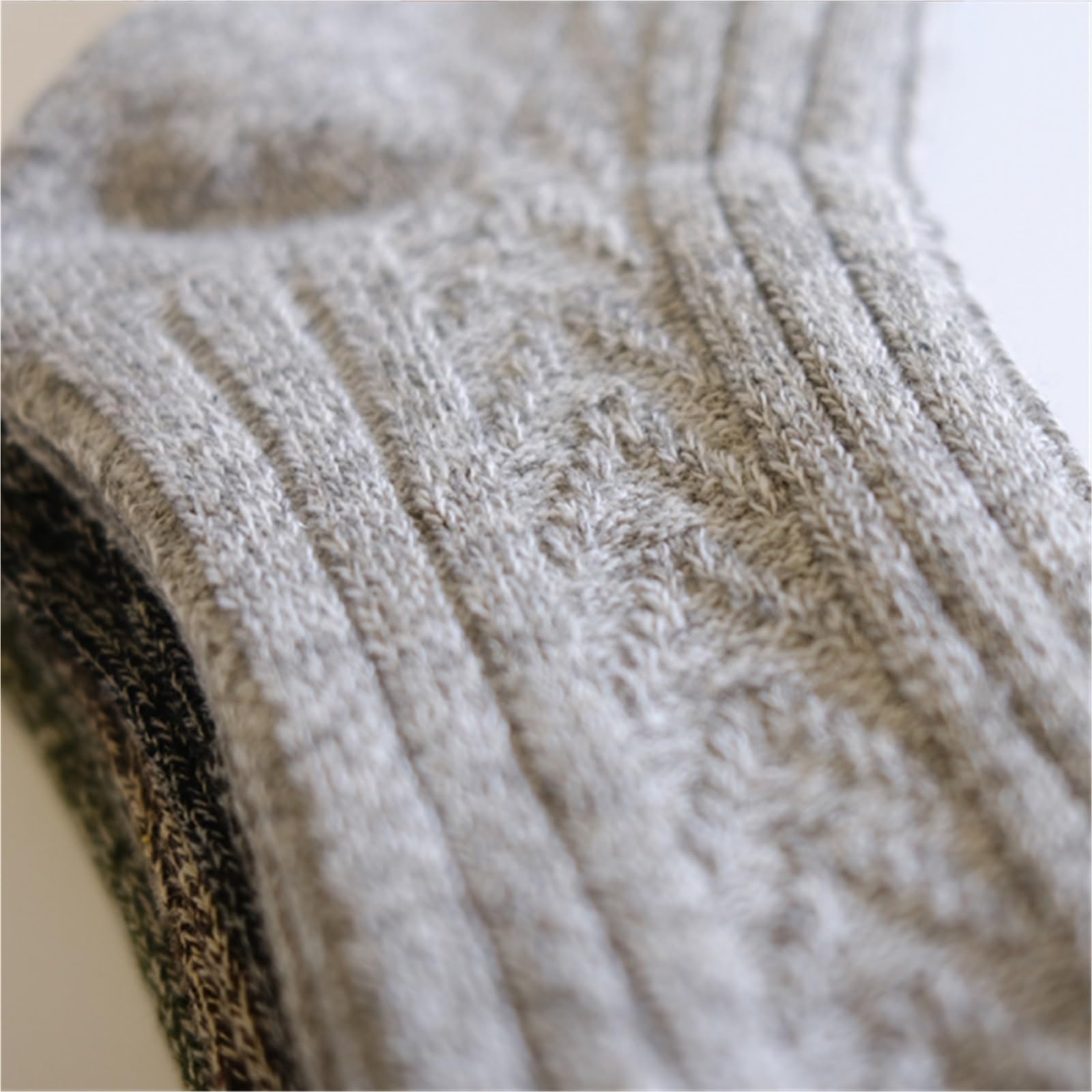 Wintersocken Bettsocken 5 Paar Socken, Weiche Wandersocken, Dicke Stricksocken, Bequeme Warme Mittelrohrsocken Warme Flauschige Socken