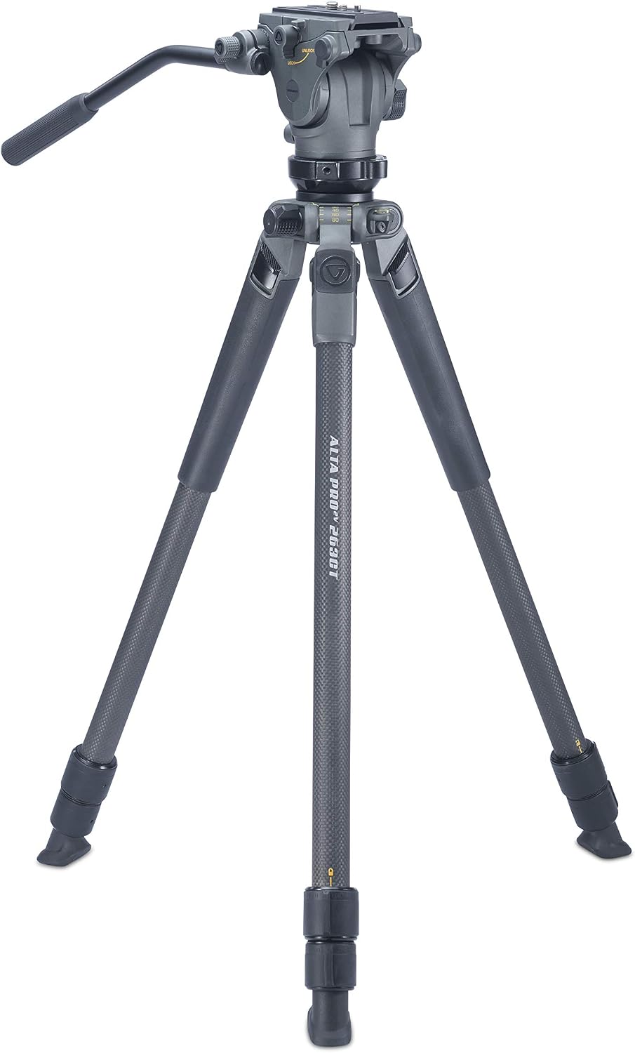 VANGUARD ALTA PRO 2V 263AT Professional Aluminum Video Tripod Legs with Half-Ball Leveling Base