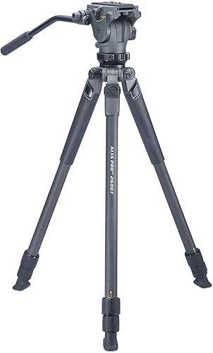 Miniatura 7 de Alta Pro 2V 263AV trípode de vídeo de aluminio con alta PH-114V cabeza de vídeo