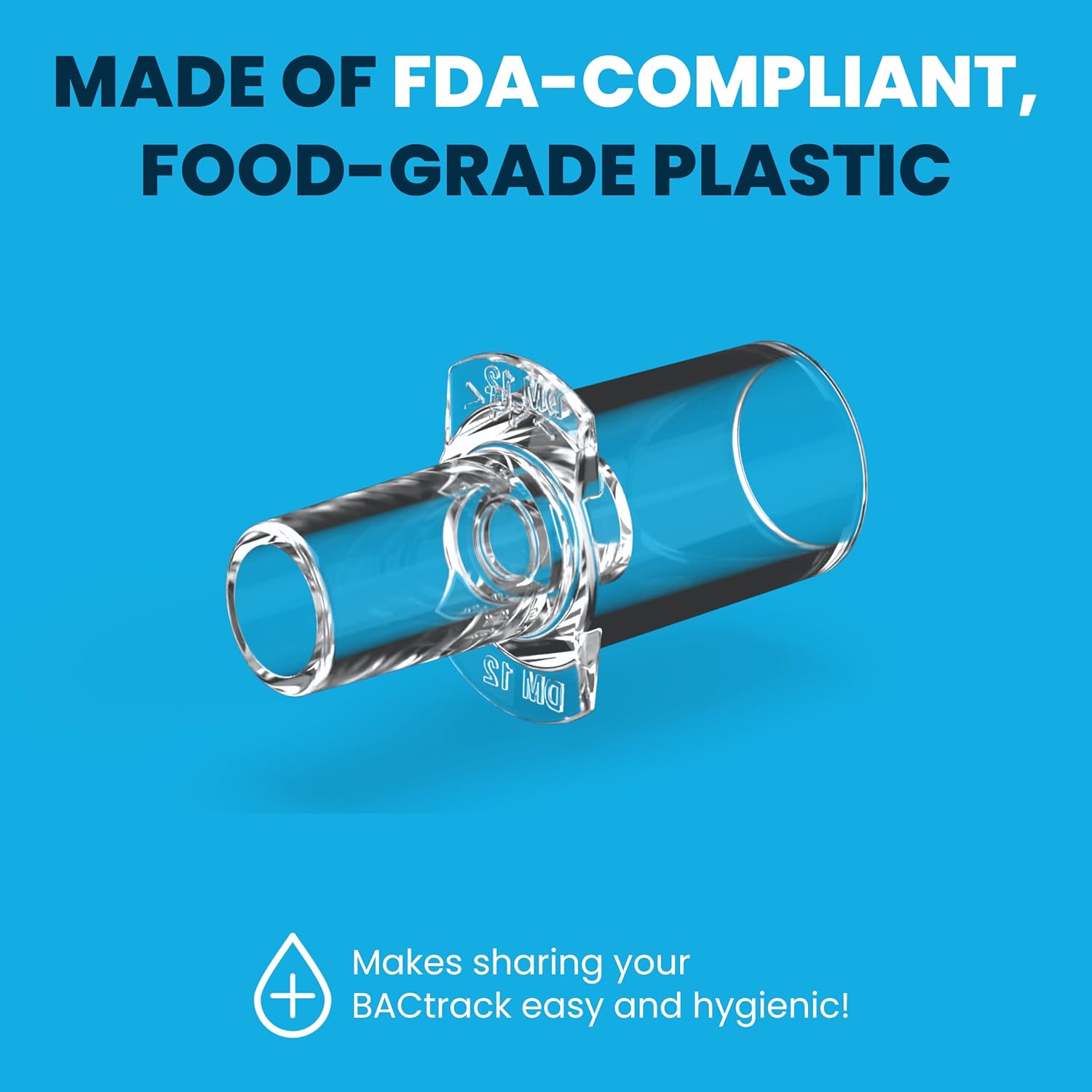 BACtrack Breathalyzer Mouthpieces for S80, Trace, Scout, & Element | BAC Alcohol Tester Replacement Tips | FSA/HSA Eligible (100 Count)