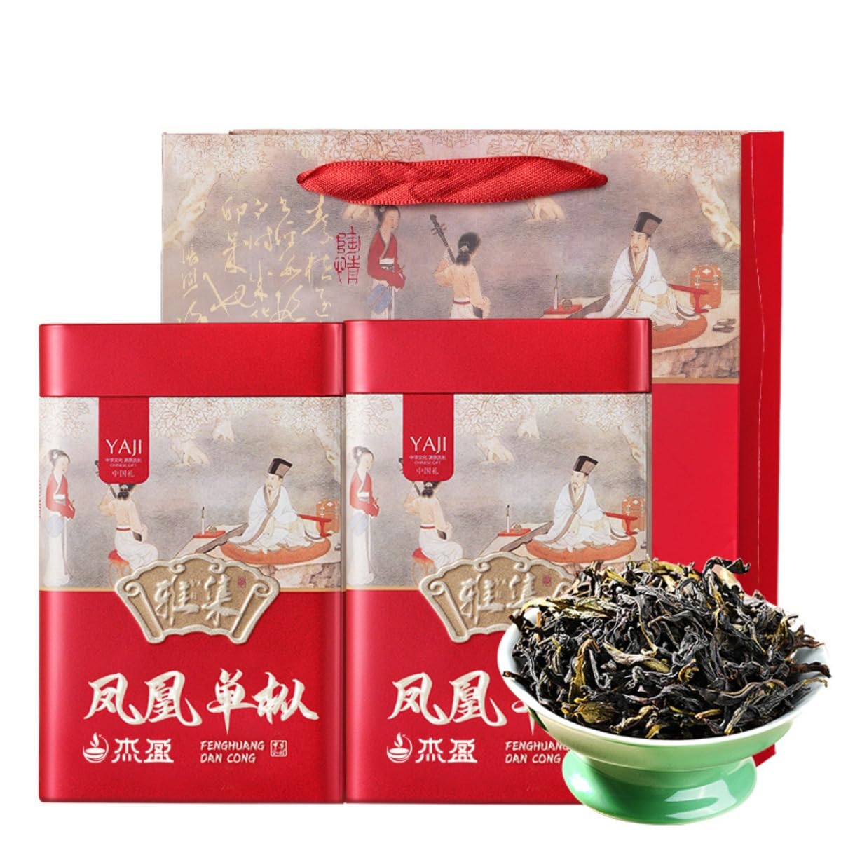 Phoenix Dancong Tee Der Güteklasse 1 | YaShiXiang Oolong Tee 250g * 2/17,64oz | Chinesischer Loser Blatttee | Gesunder Tee