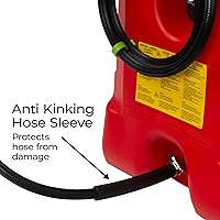 Vista 5 de Scepter Duramax Flo 'N Go Carrito de Gas de 14 Galones, Tanque de Combustible Portátil de 53 Litros y Bomba de Transferencia de Combustible