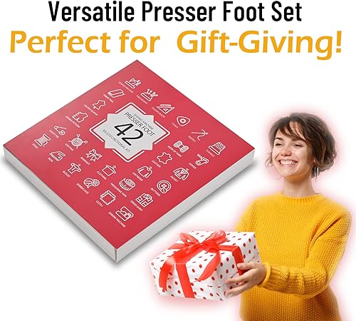 Miniatura 4 de Juego de 42 piezas de prensatelas para máquina de coser, accesorios para máquina de coser, piezas de repuesto para máquinas de coser, accesorios