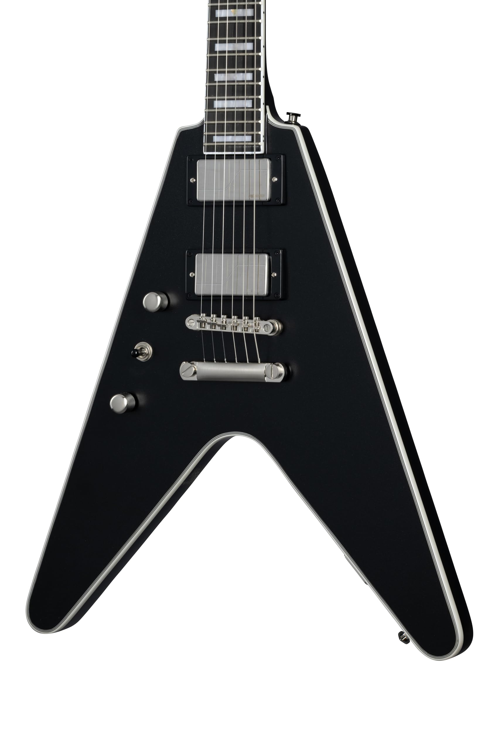 Amazon.com: Epiphone Flying V Prophecy, Lefty Jet Black Metallic