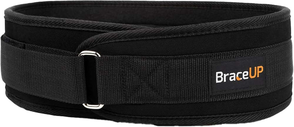 Amazon | BraceUP トレーニングベルト, 幅10cm、軽量 - パワーベルト Amazon | BraceUP トレーニングベルト, 幅10cm、軽量 - パワーベルト
