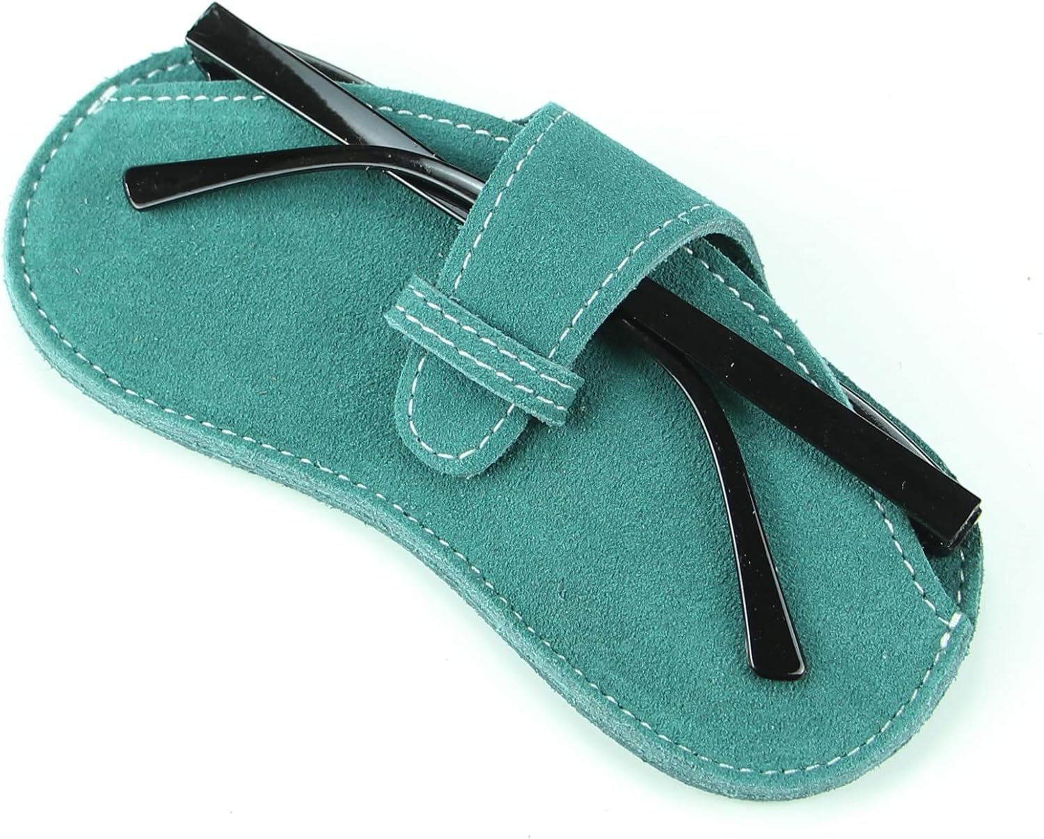 WAYNE'S DOG Genuine Leather Glasses Case Sunglasses Pouch Eyeglass Case, for Men and Women
