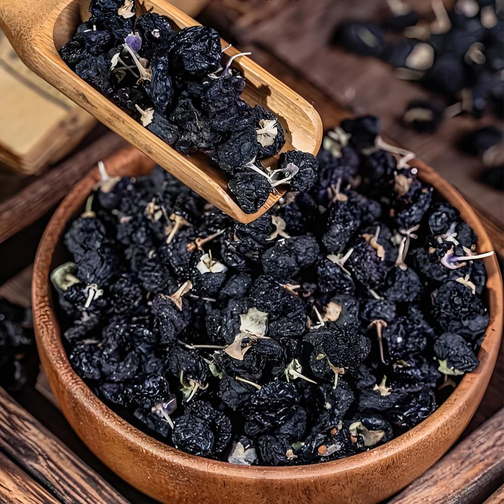 Amazon.com : Yukviqou Black Wolfberry Tea, Natural Dried Black