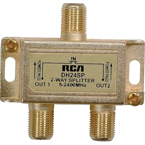 RCA DH24SPE 3GHz Digital Plus 2-Way Splitter