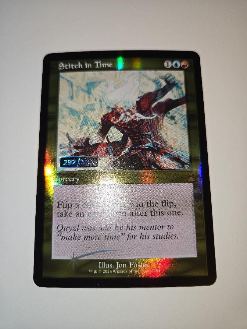 シリアル292時の縫い合わせ FOIL ダブルレインボウ 旧枠 彩色の星 MTG