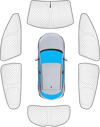 Miniatura 219 de KMF - Parasol de repuesto para parabrisas, cubierta para ventana lateral y trasera, cubierta protectora para visor, para campamento, bebé, bloqueo