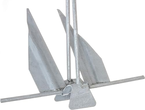 Miniatura 3 de Seachoice - Ancla de utilidad con vástago de anillo deslizante, acero galvanizado en caliente o recubierto de cloruro de polivinilo, varios tamaños