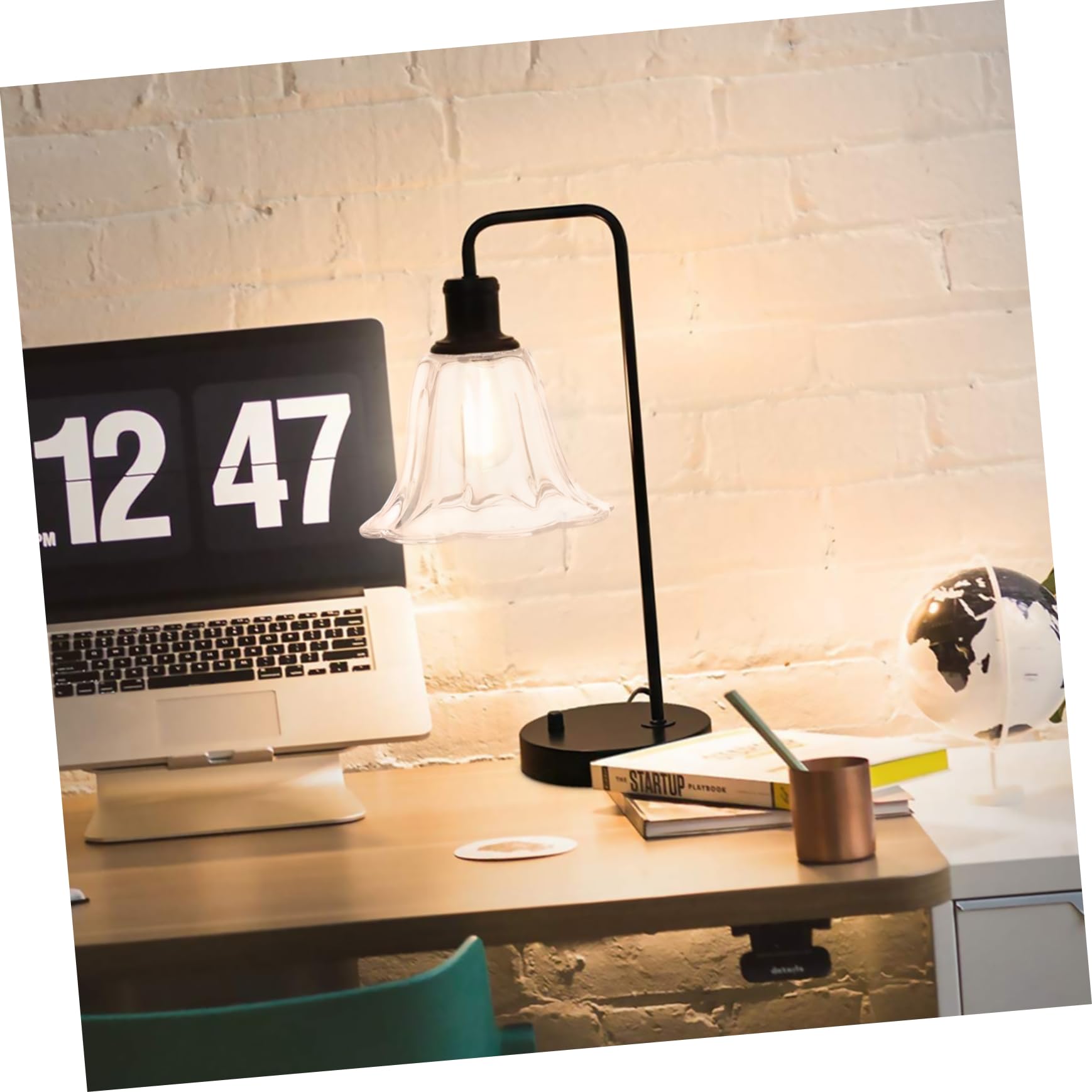 Veemoon Paralume Lampadina Protettivo Decorativo in Vetro per E27 2 Pezzi per E27 per Lampadario Stile Classico per Soggiorno e Studio