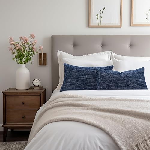 Miniatura 8 de decorUhome Juego de 2 fundas decorativas de felpilla de primavera de 16 x 16 pulgadas, fundas de almohada cuadradas neutrales con textura rústica