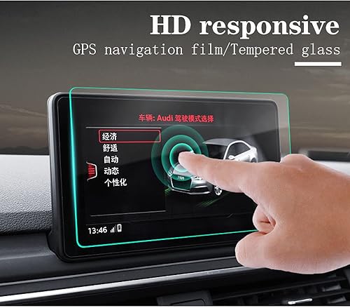 Miniatura 5 de Lyqfff 6 7 8 9 10 pulgadas coche pantalla de vídeo Protector de pantalla GPS pantalla de navegación de vidrio templado auto Radio multimedia