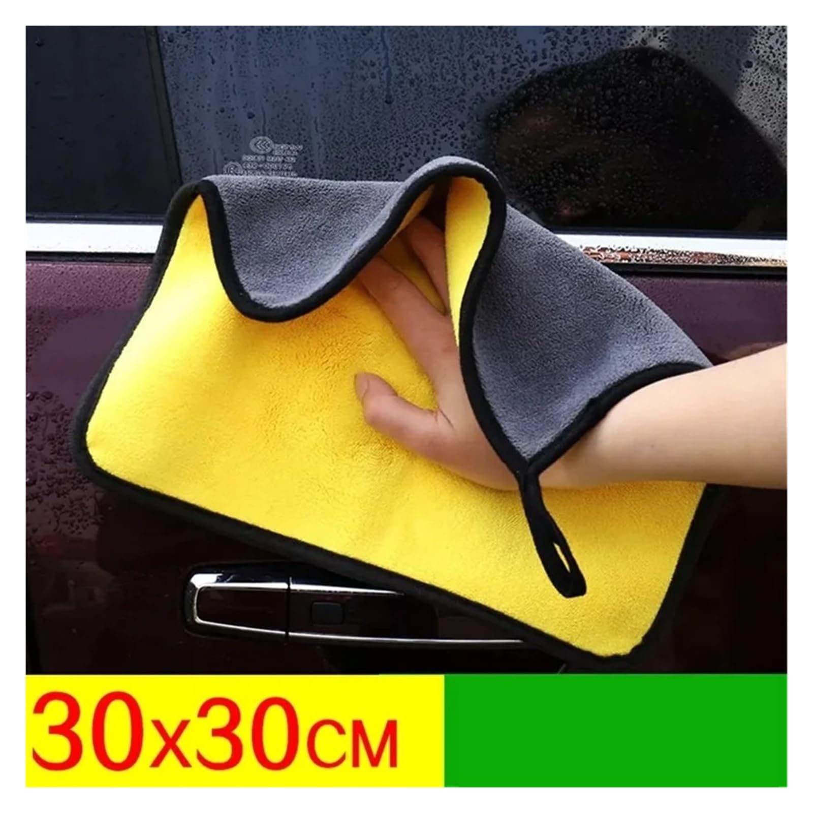 1 10 20Pcs Microfiber Car Wash Towels Absorbent Scratch-Free Drying Detailing Cloths for Car Cleaning Glass Wax Application — view 7