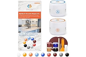 Countertop Crack Repair Kit for Quartz, Granite, Marble (Color Match)