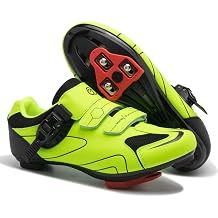 Cycling Shoes for Men Women Compatible with Peloton Bike, Indoor Spin Shoes with Pre-Installed Delta Cleats, Comfortable & Safe Unisex Outdoor Road Cycling Shoes