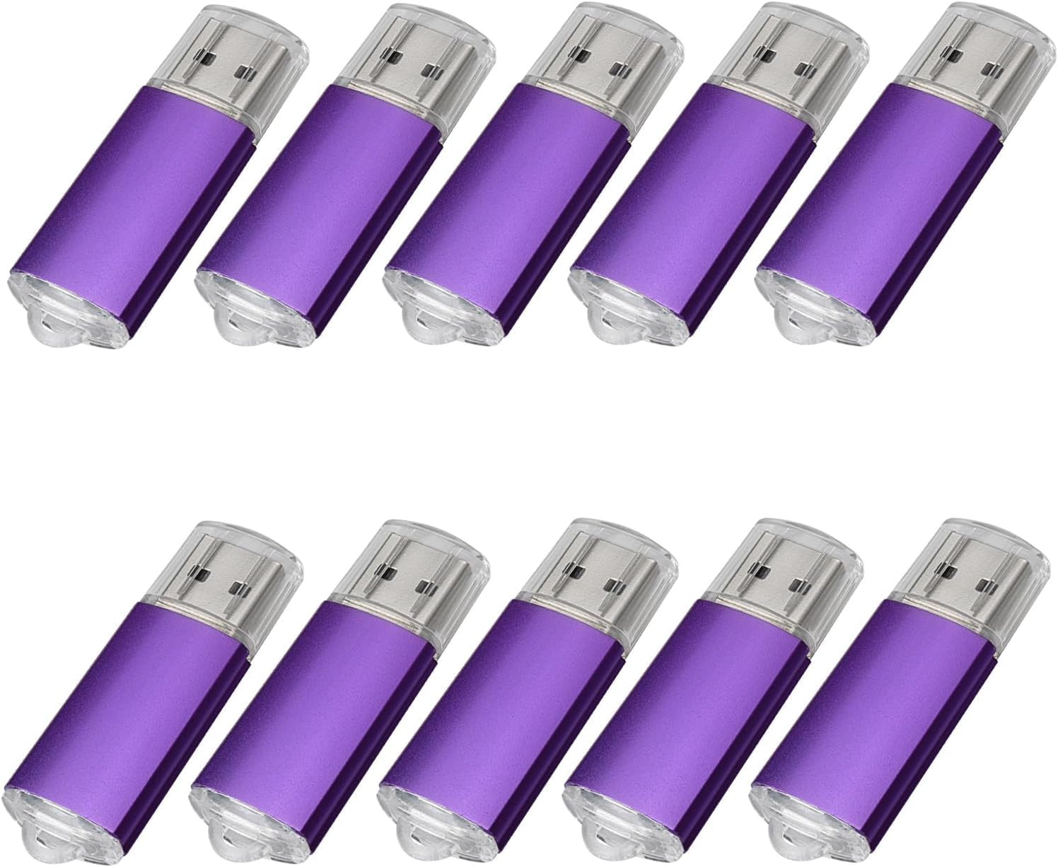 Fenglangrong 10 Pack Flash Drive 2GB USB Sticks, USB 2.0 Thumb Drives Bulk Flash Drive Pack 2GB Pendrive USB Memory Stick Zip Drive USB Sticks 10 Pack Green — view 16