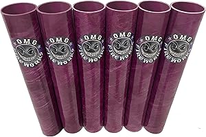 Fireworks Purple Fiberglass Mortar Tubes Bulk 50ct Case 1.75"