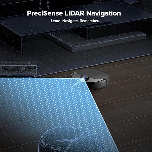 Miniatura 7 de roborock Robot aspirador y trapeador Q10 S5, succión HyperForce de 10000 Pa, sistema doble antienredos, trapeador de elevación automática, evita