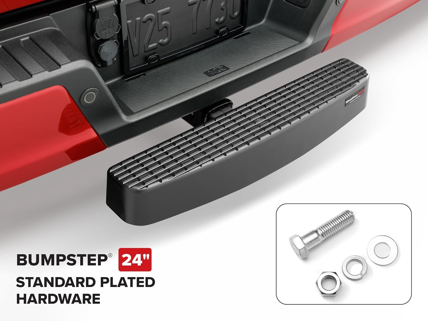 WeatherTech BumpStep XL with Standard Plated Hardware