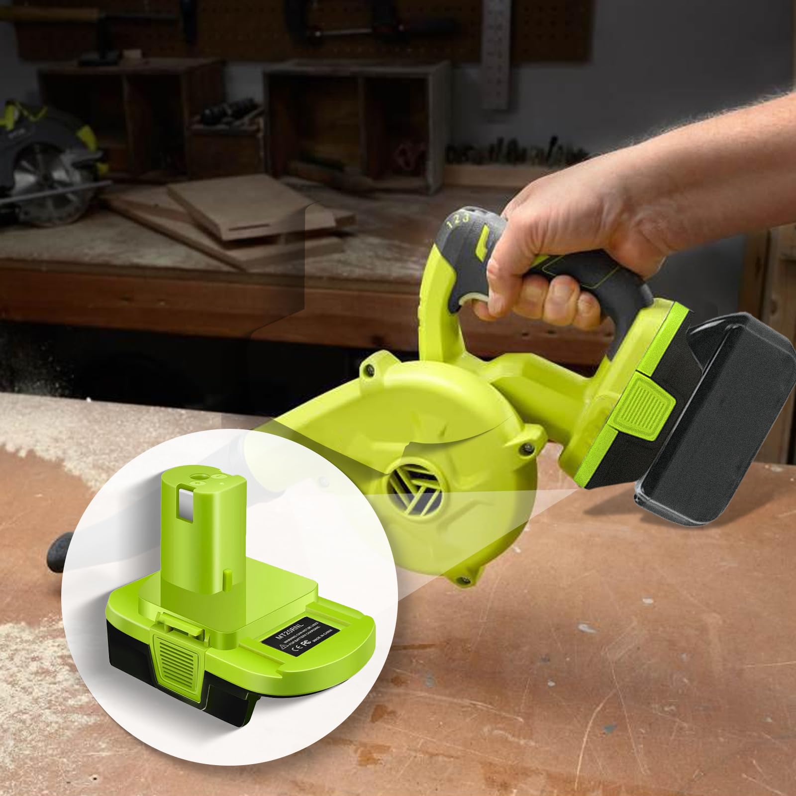 Makita. Bosch. Natinonal. Ryobi…. Amazon.com: Fybemax Battery Adapter MT20RNL Use for Ryobi 18V