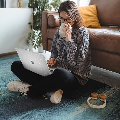 Miniatura 7 de iCasso Funda para MacBook Air de 13 pulgadas 2025 2024-2022 Release M4 A3240 M3 A3113 A2681 M2 con pantalla de retina líquida, carcasa de plástico