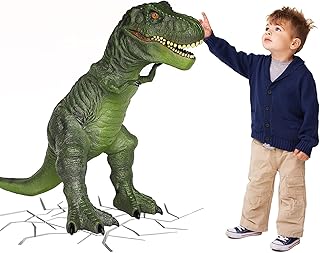 YONGJULE Large Soft Dinosaur Toys- 28'' Jumbo Dinosaur Toys for Boys, Realistic Looking Dinosaur, Giant Dinosaur Toys for Kids 3-5, Toddler Dinosaur Toy Gift