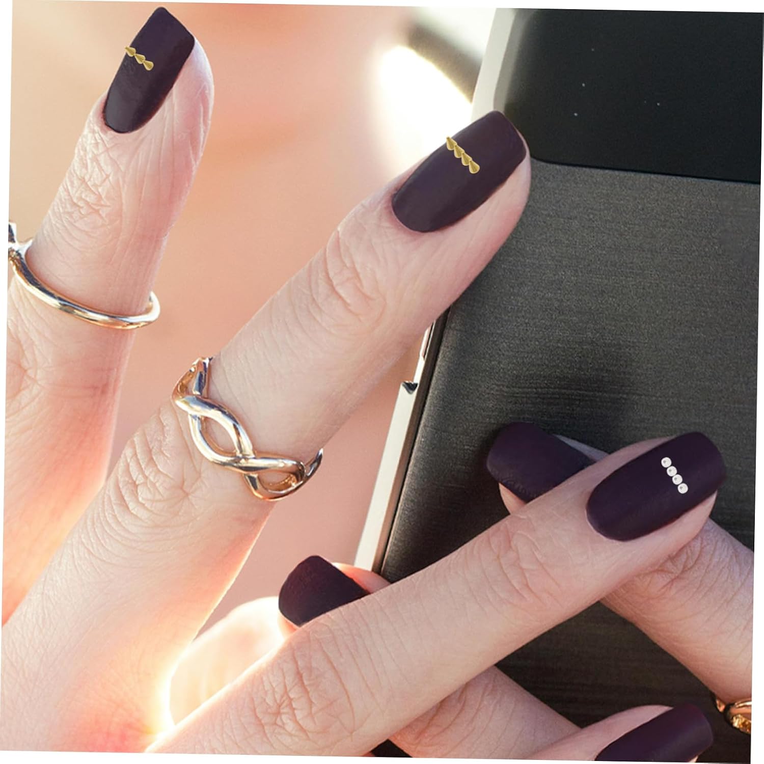 600pcs Nail Charms Nail Art Jewels Decorative Ornaments Charms for Versatile Designs and Crafts