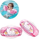 Swimbobo Soft Swimmies Toddler Floaties, Learn-to-Swim Inflatable Pool Floats & Arm Floaties, Swimming Pool Accessories for Kids Aged 3-6
