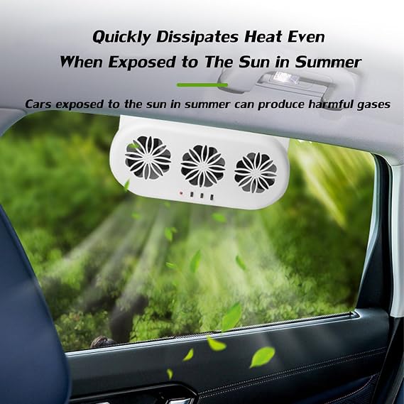 Car Solar Powered Exhaust Fan Car Window Exhaust Fans Ventilation Fan