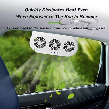 Car Solar Powered Exhaust Fan Car Window Exhaust Fans Ventilation Fan