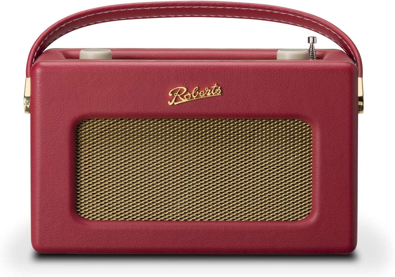 Roberts Radio REV-ISTREAM3BR Retro DAB/DAB+ FM Wireless Portable Digital Bluetooth Radio Alexa Voice Controlled Smart Speaker Revival iStream 3 - Berry Red